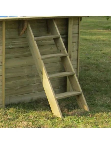 Wooden Swimming Pool Gre Sunbay Vasto Round Ø428x136