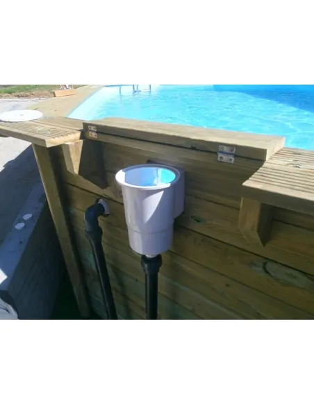 Wooden Swimming Pool Gre Sunbay Vasto Round Ø428x136