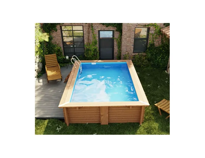 Wooden swimming pool Gre Sunbay Marbella 2...