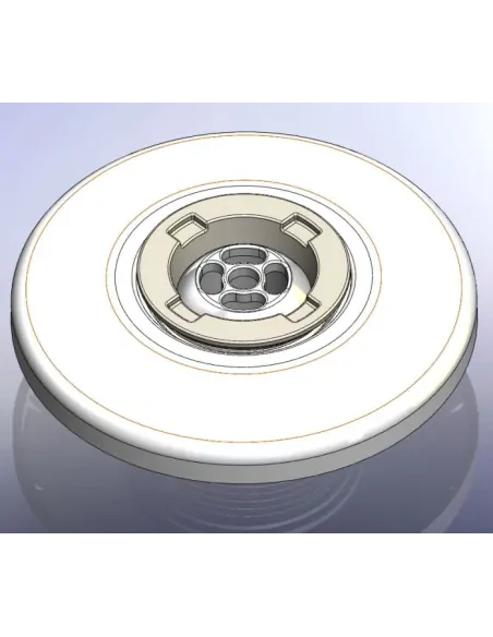 Auswechselbare Düsenflanschbaugruppe aus Edelstahl