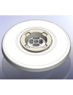 Auswechselbarer Kunststoff-Schott mit Gewinde 1 1/2"...