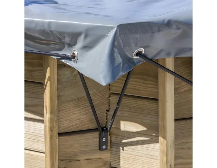 Winter Cover Gre Square and Rectangular Wooden...