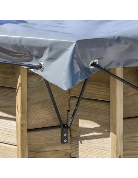 Winter Cover Gre Square and Rectangular Wooden Pools