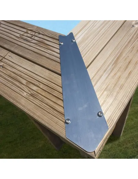 Wooden pool Gre Sunbay Vanille 2 round Ø400x119