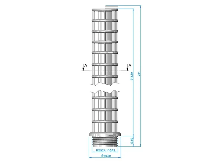 Braço coletor 1" 225 mm AstralPool (Embalagem 2...
