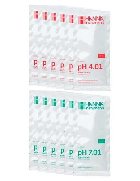 Standaardoplossingen pH4 en pH7 (6un.) Zodiac R0824400