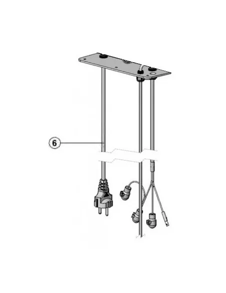 Kit cavo di alimentazione 230V per Zodiac Gensalt OE / Zodiac Ei² / Ei² Expert
