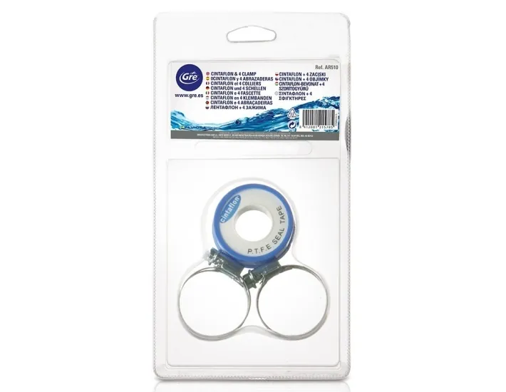 Tapeflon et 4 colliers de serrage Gre AR510