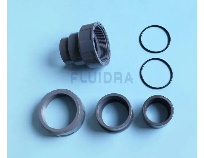 Set van 2 fittingen 1/2 Union D63+R50 voor...