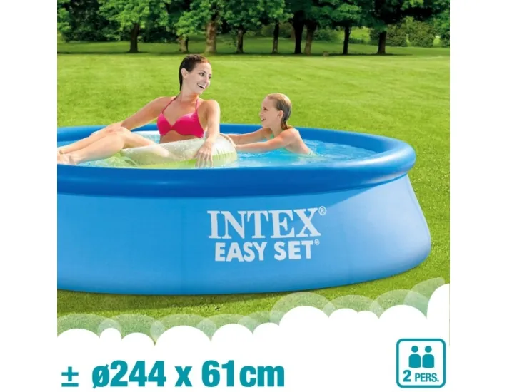 INTEX EASY SET Inflatable Swimming Pool 244X61...