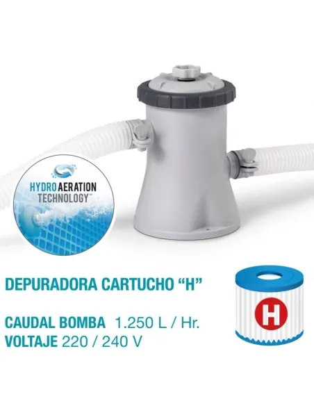 INTEX EASY SET Inflatable Swimming Pool 305X76 w/Scrubber