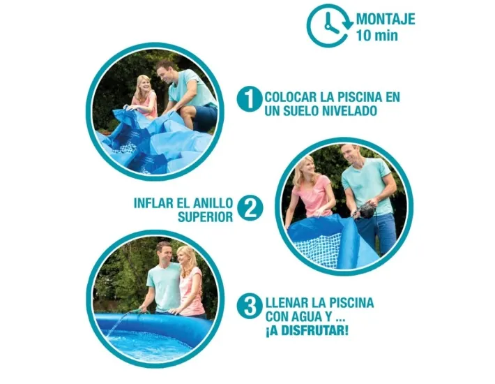 INTEX EASY SET Inflatable Swimming Pool 305X76...