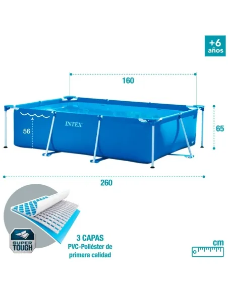 Swimming Pool INTEX SMALL FRAME 260X160X65 CM