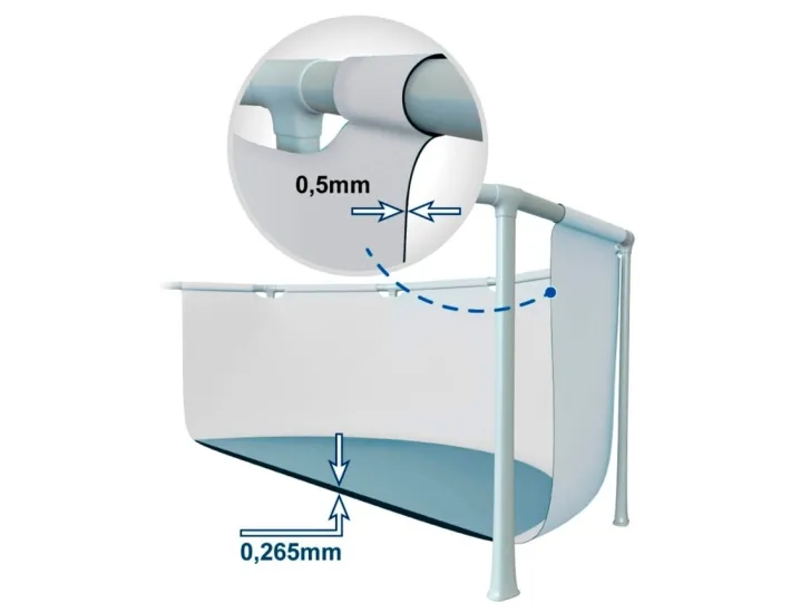INTEX PRISM FRAME SWIMMING POOL DIAMETER 305...
