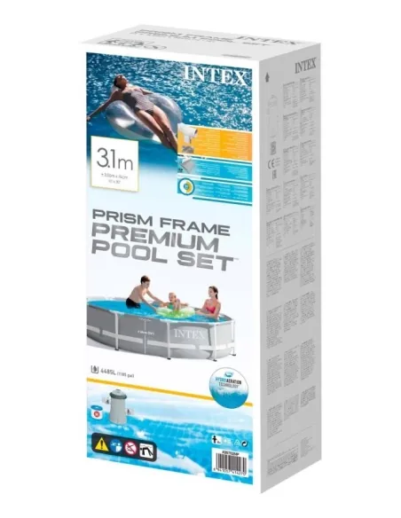 INTEX PRISM FRAME SWIMMING POOL DIAMETER 305 HEIGHT 76 CM