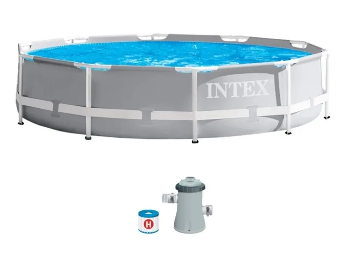 INTEX PRISM FRAME SWIMMING POOL DIAMETER 305...