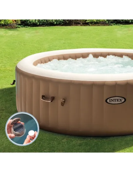 INTEX PureSpa Bubbelmassage Opblaasbare Spa 4p 55074