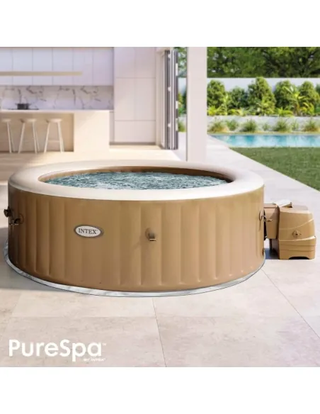 INTEX PureSpa Bubbelmassage Opblaasbare Spa 4p 55074