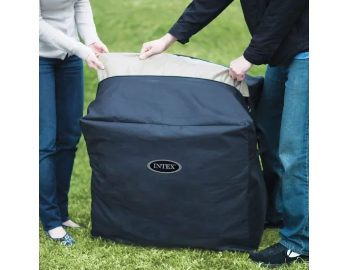 INTEX PureSpa Greywood Deluxe Inflatable Spa 4p...