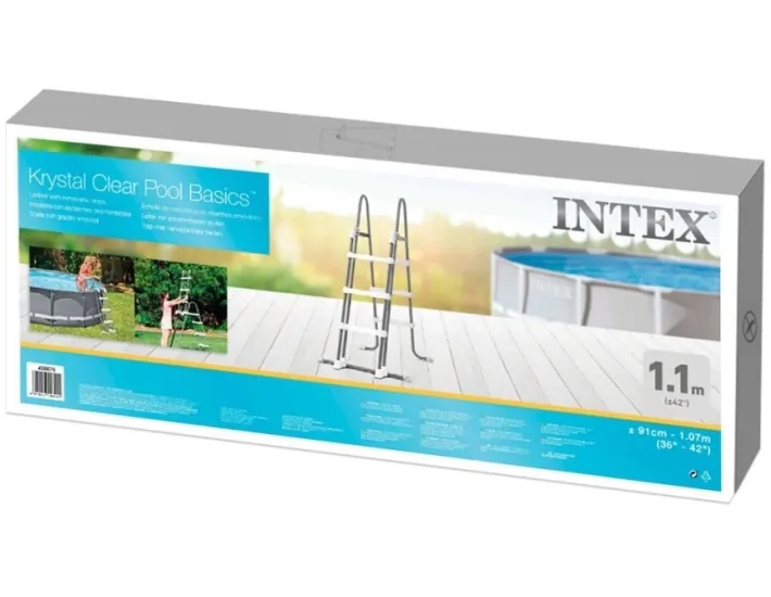 Escalera Piscina INTEX 3 Peldaños 91-107 cm 28075