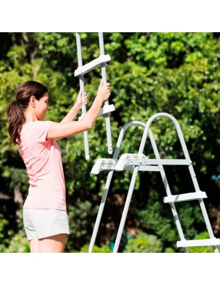 Escalera Piscina INTEX 3 Peldaños 91-107 cm 28075