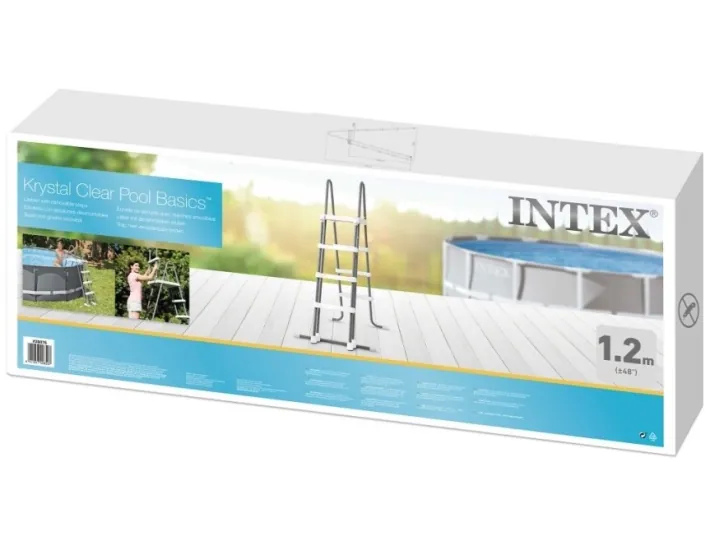 Escalera INTEX 122 cm c/ Plataforma 28076