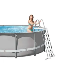 Escalera Piscina INTEX 132 cm c/ Plataforma 28077 2