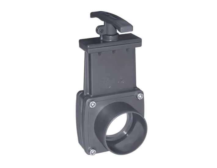 PVC Knife Gate Valve Cepex Glue x Nipple