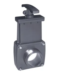 PVC Mespoortklep Cepex Draad Mannelijk x Draad Mannelijk