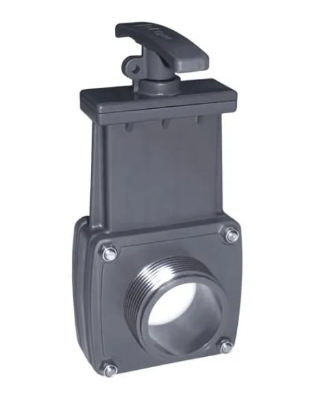 PVC Mespoortklep Cepex Draad Mannelijk x Draad Mannelijk