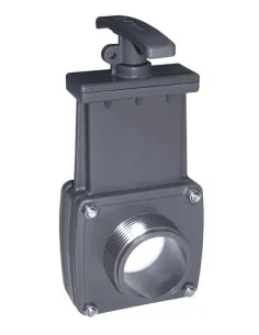 PVC schuifafsluiter Cepex Mannelijk x Nippel met...