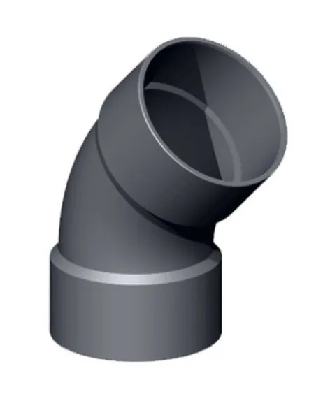 Courbe 45º Colle PVC