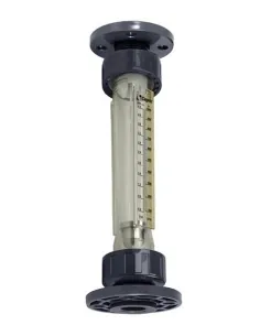 Methacrylate Flow Meter PVC Flanged Connections