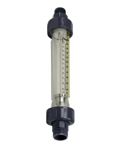 Acrylic Methacrylate Flow Meter PVC Male Threaded...