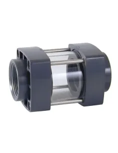 Vetro spia liquido in PVC filettato