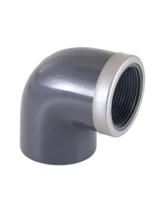 Reinforced Mixed Elbow 90º PVC Glue and Thread