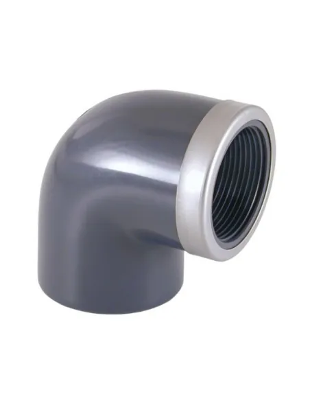Coude mixte renforcé 90º PVC collé et fileté