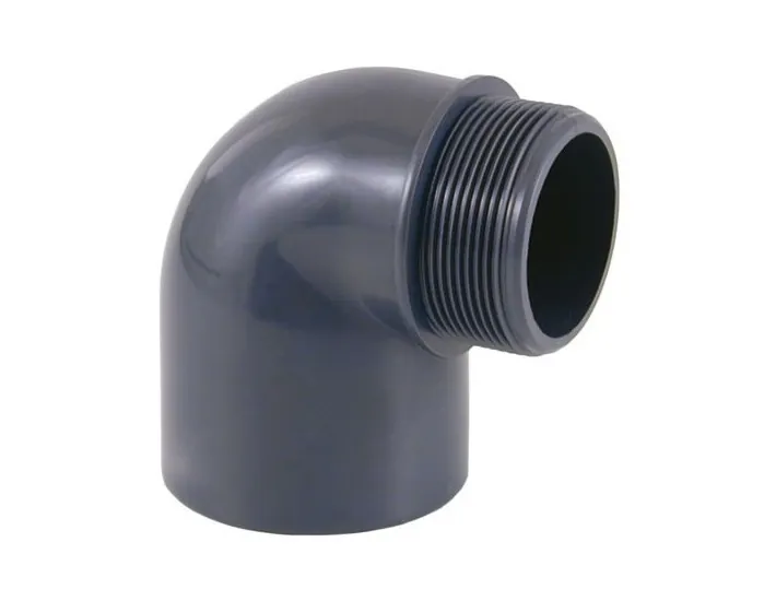 90º PVC Elbow 90º Male Tap & Glue