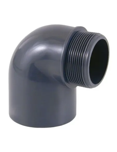 90º PVC Elbow 90º Male Tap & Glue