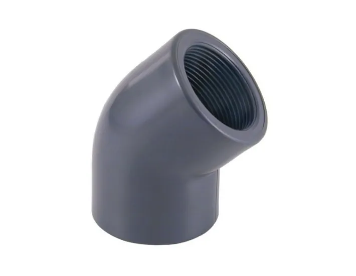 Codo 45º PVC Roscar
