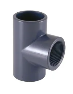 Mixed Tee 90º PVC Glue and Thread