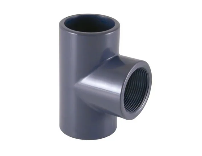 Tê misto de PVC 90º Cola e rosca 90º