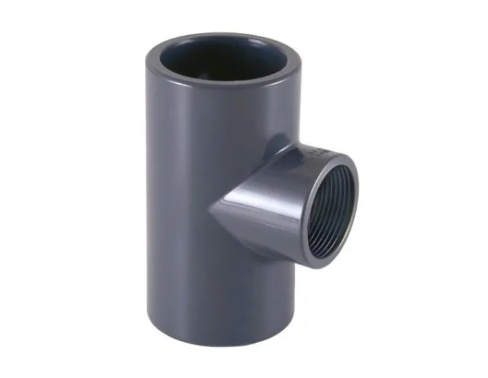 Tee misto ridotto 90º PVC Colla e filo