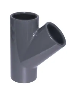 Tee 45º PVC Glue