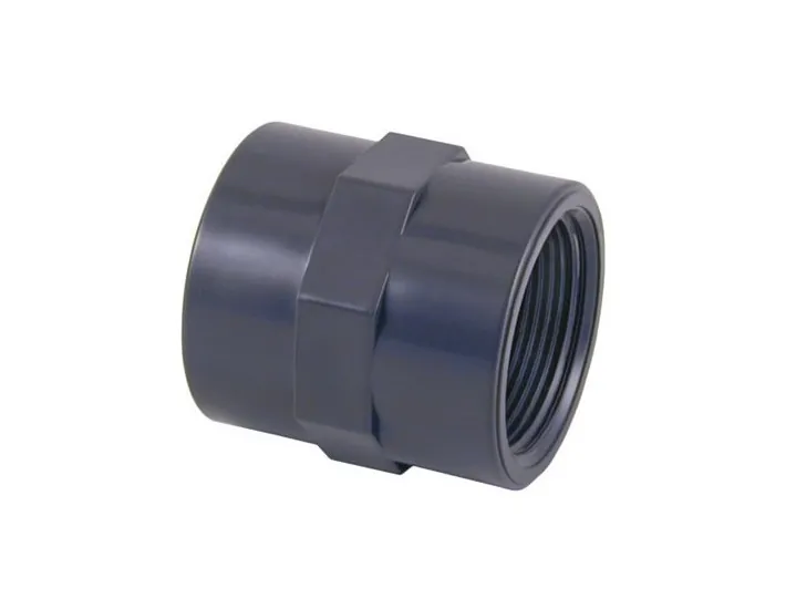 Manicotto a doppia filettatura Filettatura in PVC