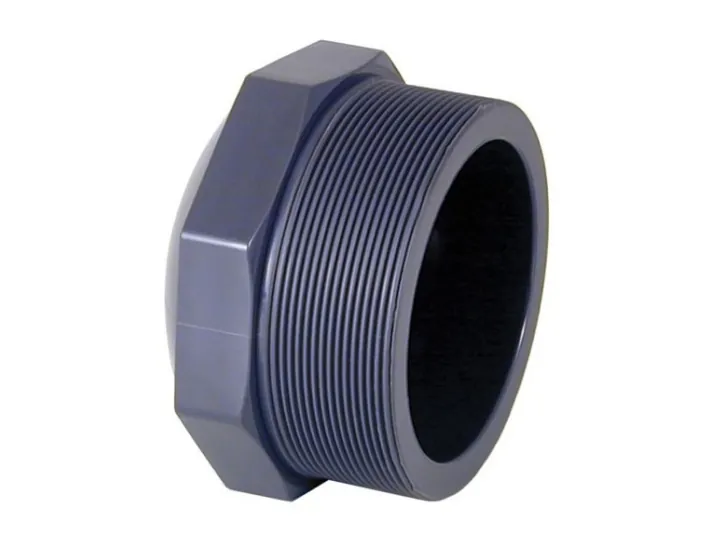 Spina in PVC con filetto maschio