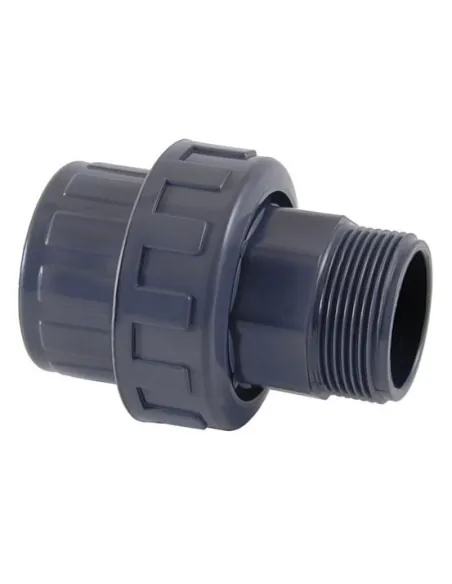 Mixed M/F 3 Piece PVC Glue & Screw Coupling