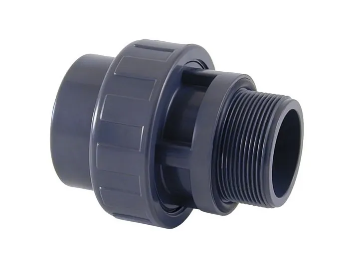 3-Piece PVC Male Tap & Glue Coupling with O-Ring