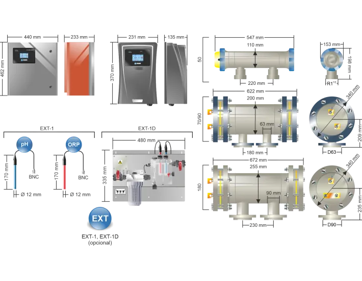 Clorador de sal Idegis Domótica Industrial