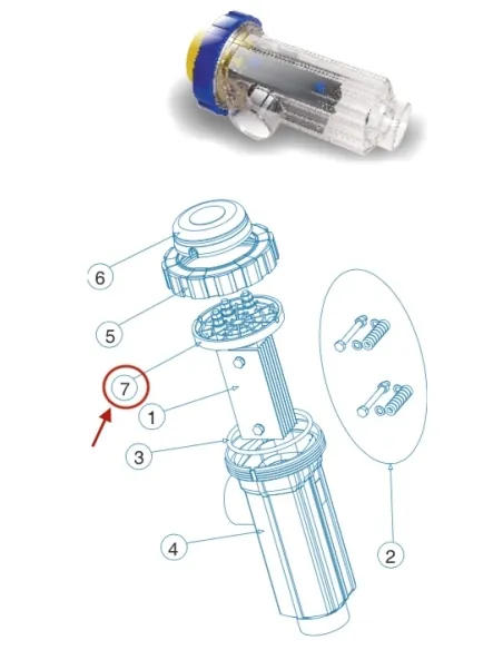 Soporte electrodos Idegis Domotic 08 R-015-05